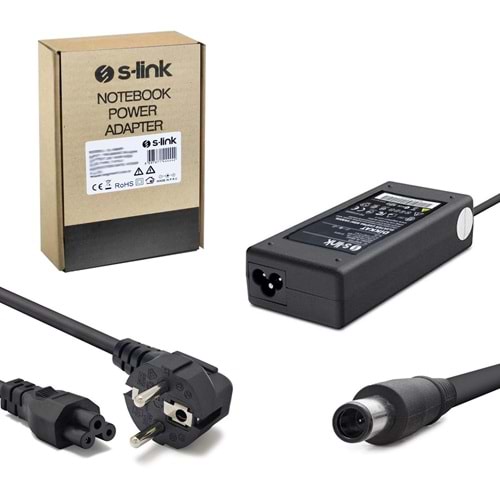 Notebook Adaptör 45W 19.5V 2.31A 7.4X5.0X0.6Mm Dell Ortası İğneli S-Link Sl-Nba415