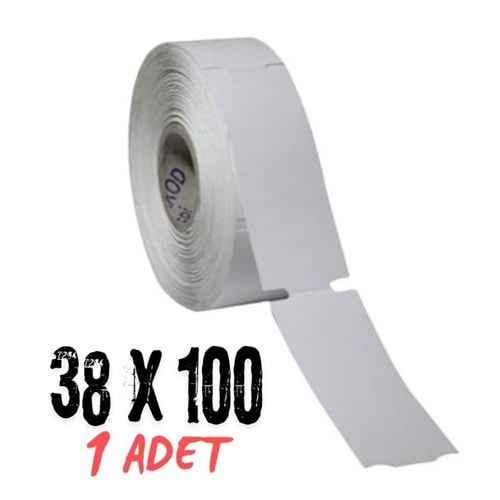 Emba 100mm X 38mm TERMAL RAF ETİKETİ 350 Sarım