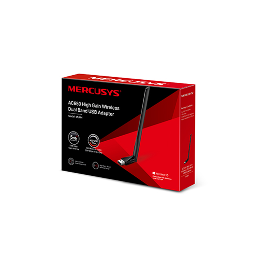 MERCUSYS MU6H WIFI5 AC650 Çift Bant Kablosuz Ağ Adaptörü