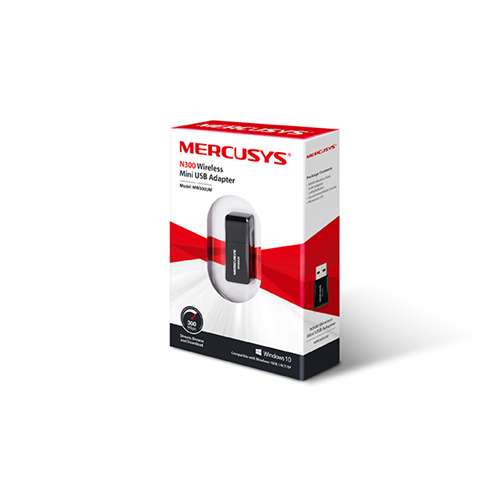 MERCUSYS MW300UM WIFI4 N300 Usb Kablosuz Ağ Adaprtörü