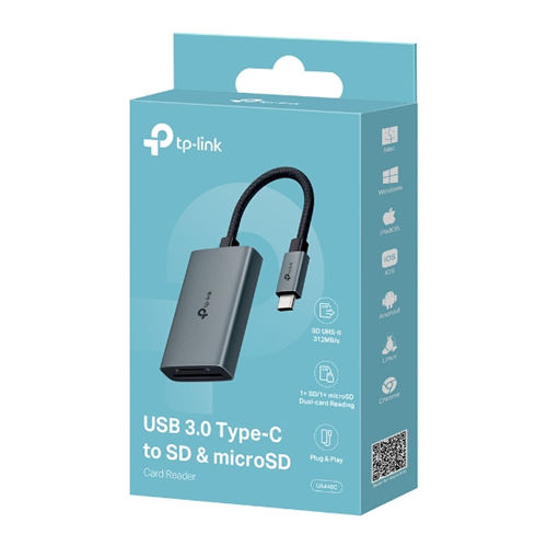 TP-LINK UA440C USB Type-C Çoklu Kart Okuyucu Adaptör