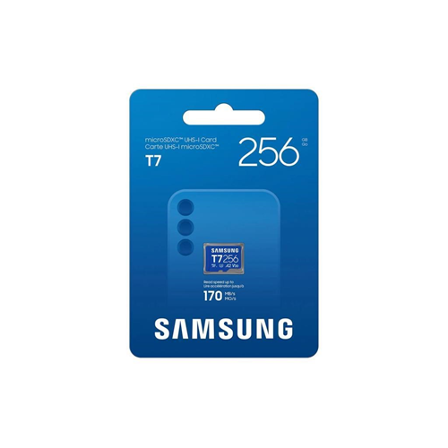 SAMSUNG 256GB PRO Plus T7 MB-MB256T/WW MicroSDXC Hafıza Kartı (Adaptörlü)