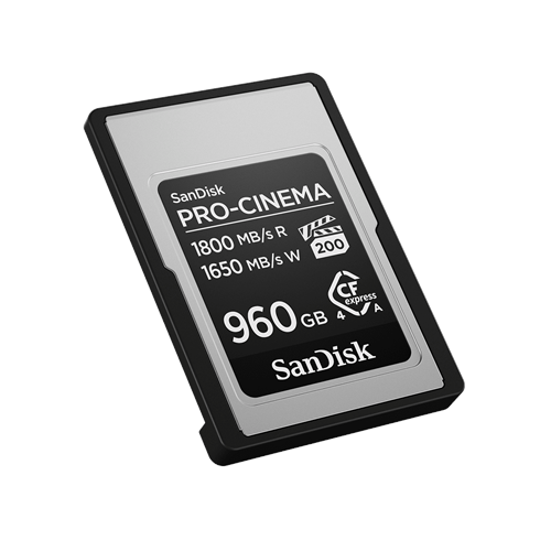 SANDISK 960GB PRO-CINEMA SDCFEA-960G-GN4NN CFexpress Type A PCIe Gen4 1800-1650MB/s Hafıza Kartı