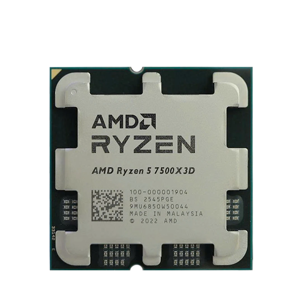 AMD RYZEN 5 7500X3D 102MB 12çekirdekli O/B UHD AM5 65w Kutulu+Fansız