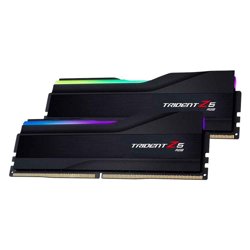 GSKILL 32GB (2X 16GB) DDR5 7600MHZ CL36 DUAL KIT RGB PC RAM TRIDENT Z5 F5-7600J3646G16GX2-TZ5RK