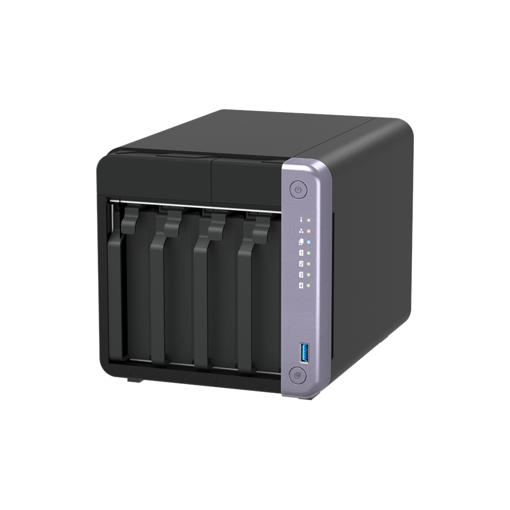 QNAP 4diskli Alpine AL524 QC-4GB RAM-10GbE SFP+ Nas Server TS-432X-4G