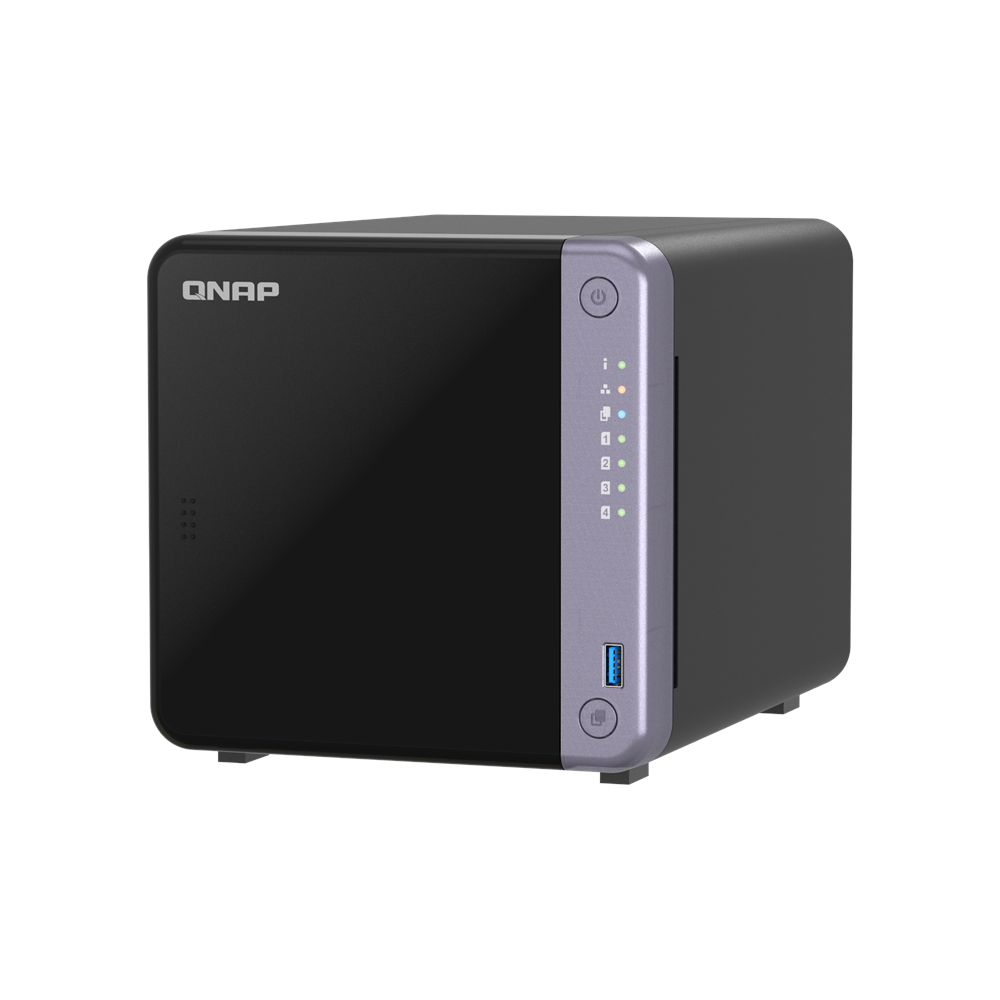 QNAP 4diskli Alpine AL524 QC-4GB RAM-10GbE SFP+ Nas Server TS-432X-4G