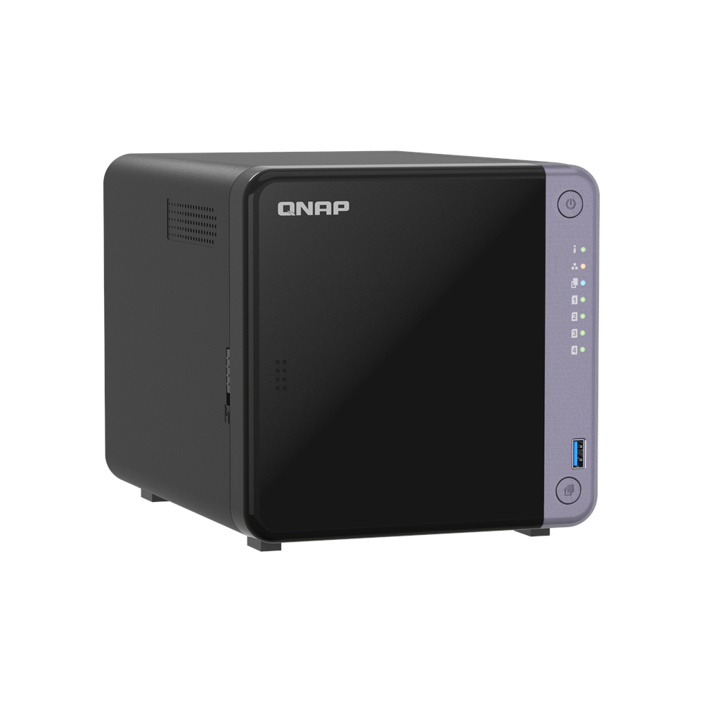 QNAP 4diskli Alpine AL524 QC-4GB RAM-10GbE SFP+ Nas Server TS-432X-4G