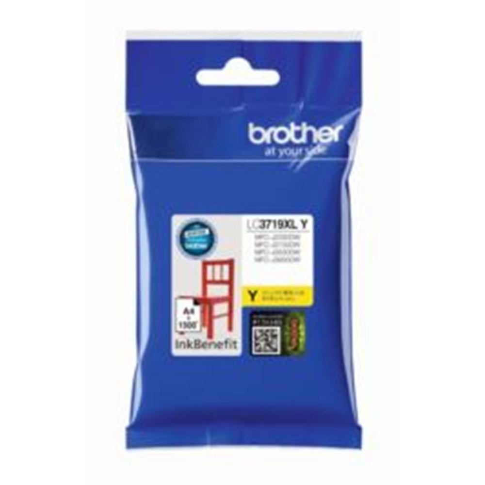 BROTHER LC-3719XLY MFC-J3930DW Sarı Mürekkep Kartuş