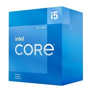 INTEL CORE i5 12400F 18MB 6çekirdekli VGA YOK 1700p 65w Kutulu+Fanlı