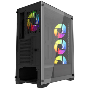 POWERBOOST 600W PB-PS7840B Gaming Mid-Tower PC Kasası