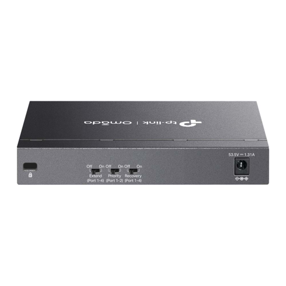 OMADA 5port/4port PoE 67w 10/100 Yönetilemez Switch DS106P