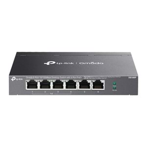 OMADA 5port/4port PoE 67w 10/100 Yönetilemez Switch DS106P