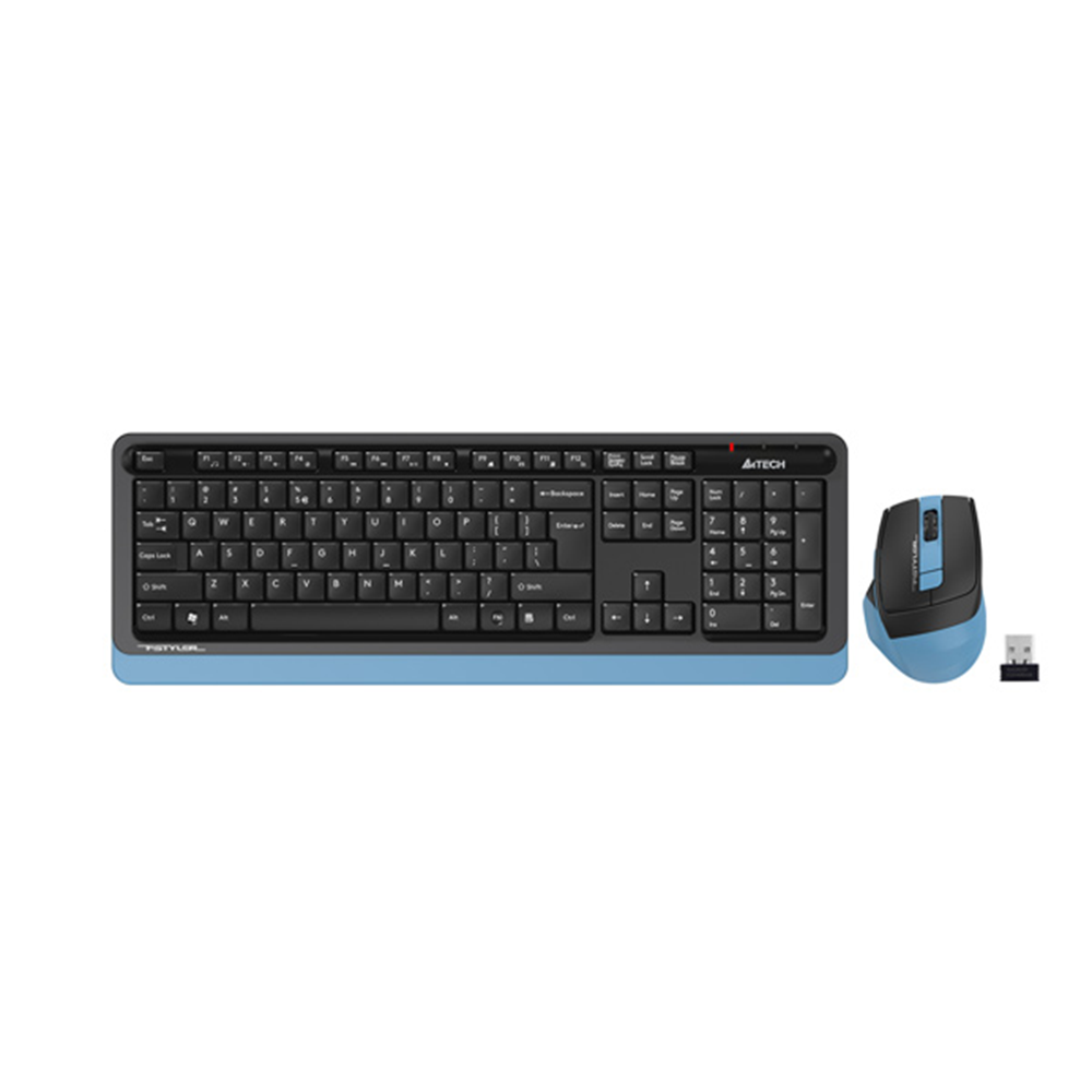 A4TECH FG1035 Kablosuz Q Trk Siyah/Mavi Klavye - Mouse Set
