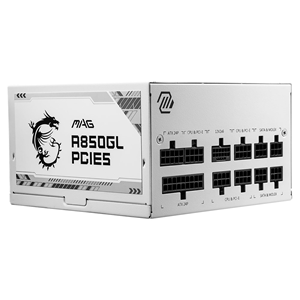 MSI 850W 80+ GOLD A850GL PCIE 5.0 Tam Modüler Power Supply Beyaz