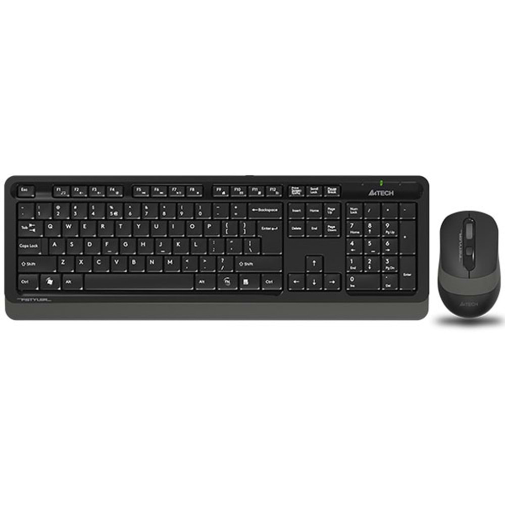 A4TECH FG1010 Kablosuz F Trk Siyah/Gri Klavye - Mouse Set