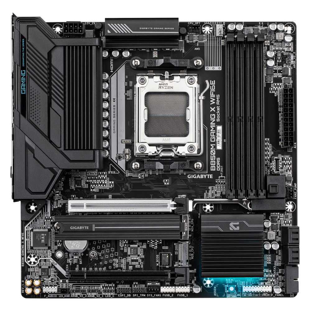 GIGABYTE B850M GAMING X WIFI6E DDR5 HDMI DP PCIE 5.0 AM5 mATX