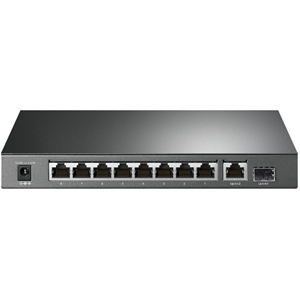 TP-LINK 8port PoE 63w 1-SFP Gigabit Yönetilemez Switch TL-SG1210P