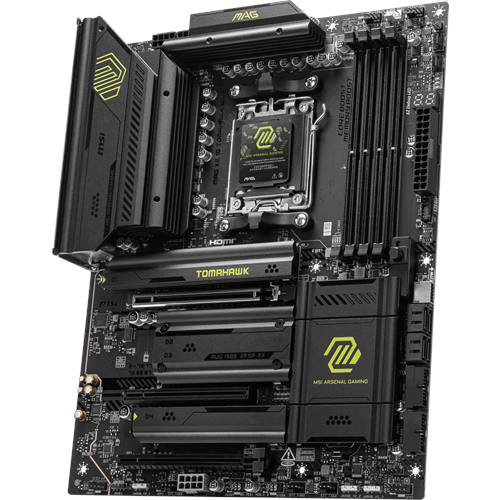 MSI MAG X870 TOMAHAWK WIFI-7 DDR5 HDMI DP PCIe 16X v5.0 AM5 ATX 