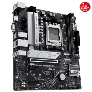 ASUS PRIME B650M-K DDR5 HDMI DP PCIe 16X v4.0 AM5 mATX 