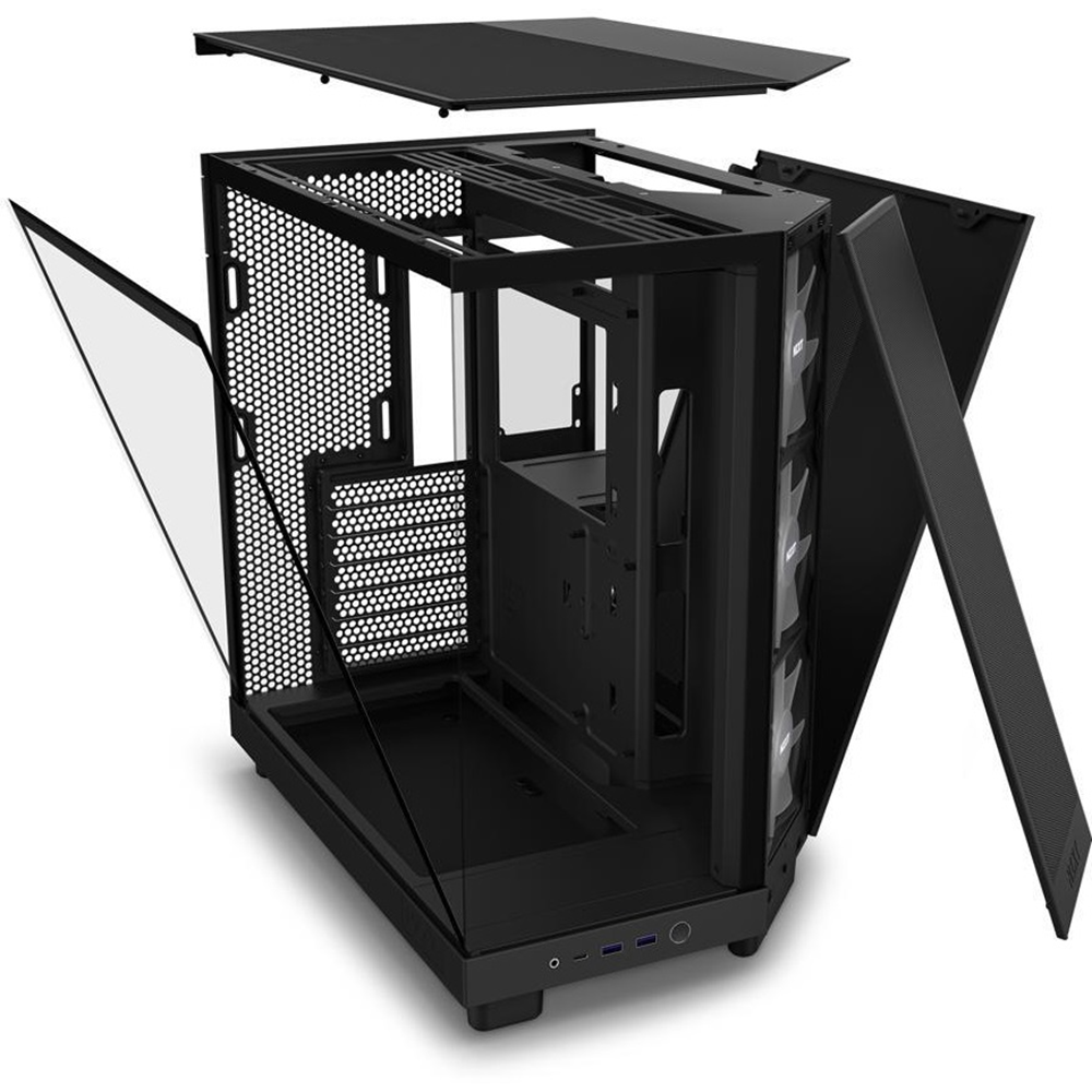 NZXT H6 FLOW CC-H61FB-R1 3-ARGB Fanlı Gaming Mid-Tower PC Kasası
