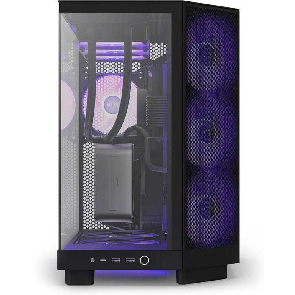 NZXT H6 FLOW CC-H61FB-R1 3-ARGB Fanlı Gaming Mid-Tower PC Kasası