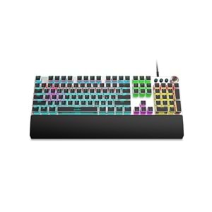 QUADRO Z2000 Kablolu USB RGB Q Trk Gümüş/Siyah Gaming Klavye