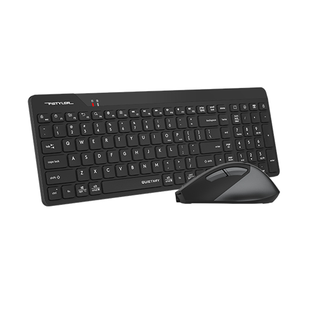 A4TECH FG2400 AIR2 Kablosuz Q Trk Sessiz Siyah Klavye - Mouse Set