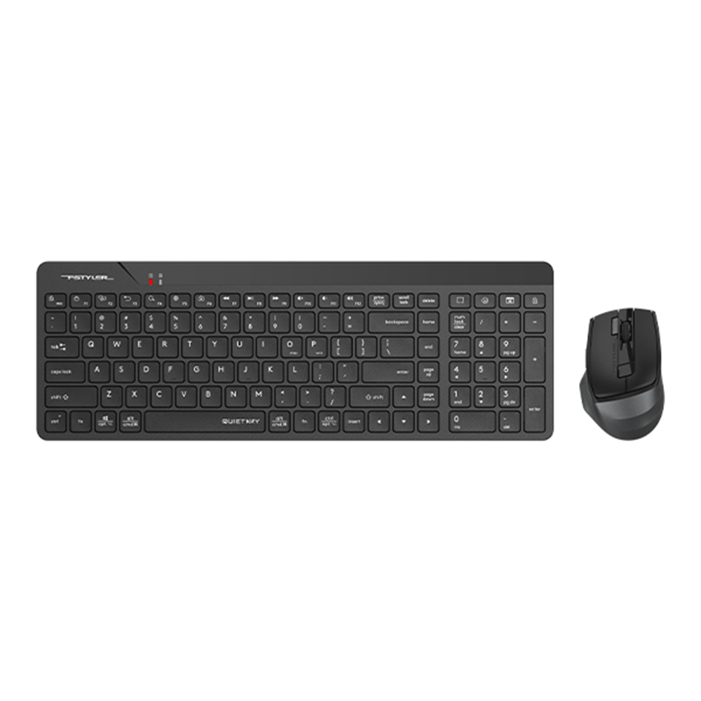 A4TECH FG2400 AIR2 Kablosuz Q Trk Sessiz Siyah Klavye - Mouse Set