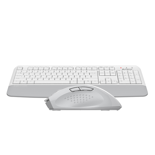 A4TECH FG2500S PLUS Kablosuz Q Trk Beyaz Klavye - Mouse Set