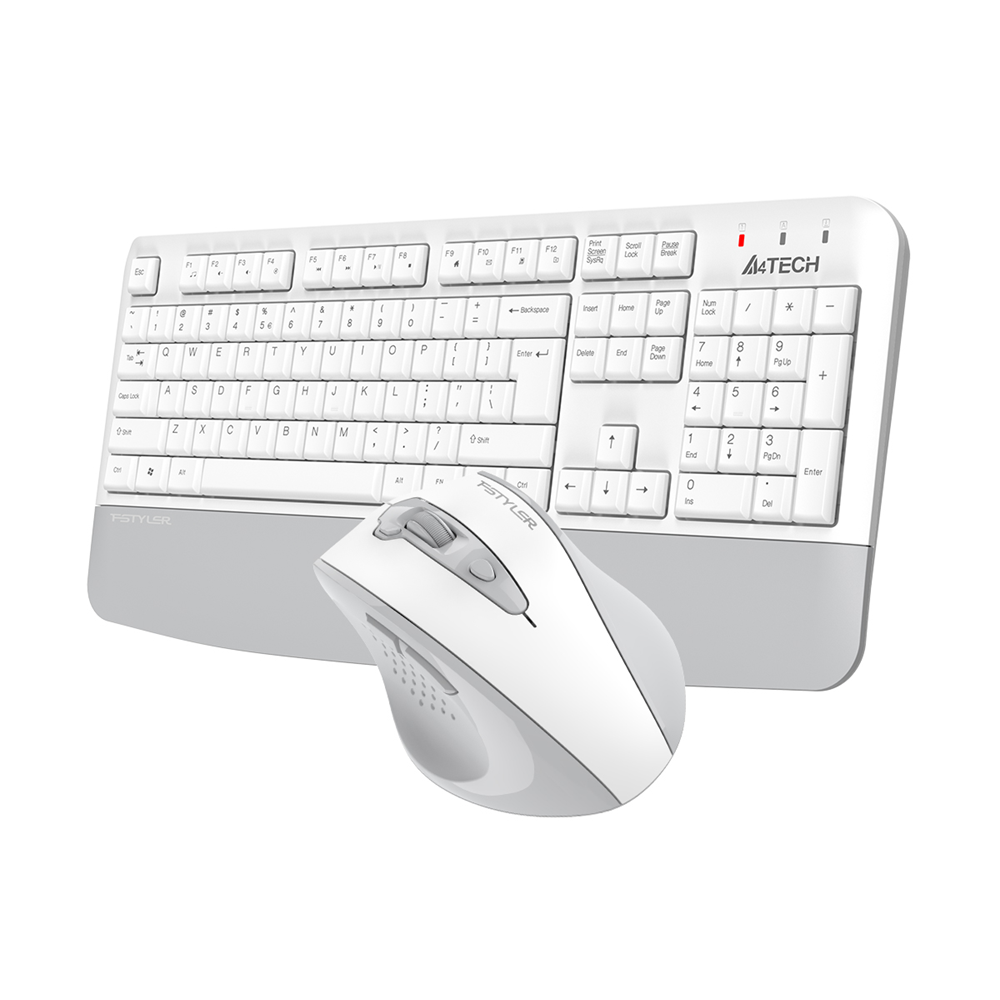 A4TECH FG2500S PLUS Kablosuz Q Trk Beyaz Klavye - Mouse Set