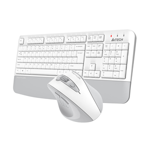 A4TECH FG2500S PLUS Kablosuz Q Trk Beyaz Klavye - Mouse Set