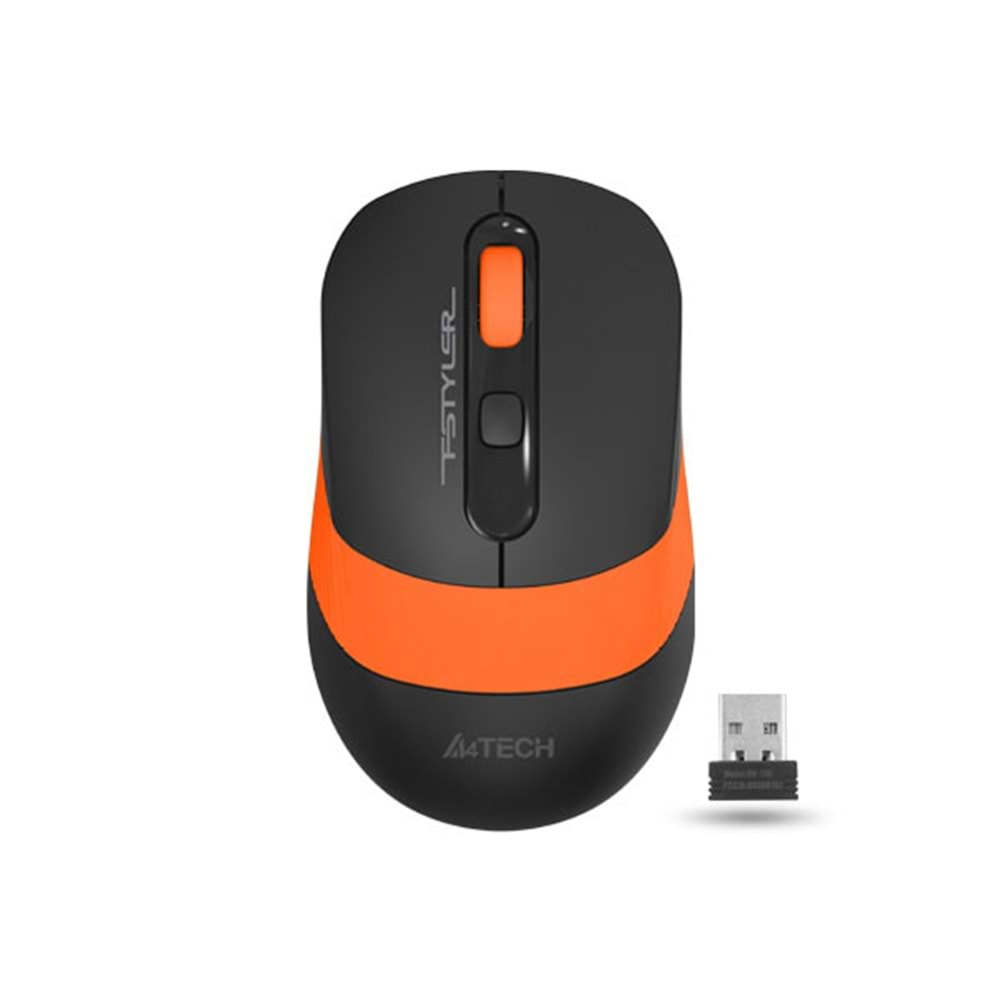 A4TECH FG10 Kablosuz 2000dpi Siyah/Turuncu Mouse