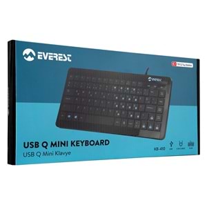 EVEREST KB-410 Kablolu USB Mini Klavye