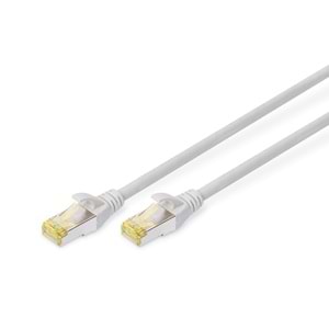 DIGITUS 0.25metre CAT7(CAT6A) S-FTP DK-1644-A-0025-G Gri Patch Kablo (10'lu Paket)
