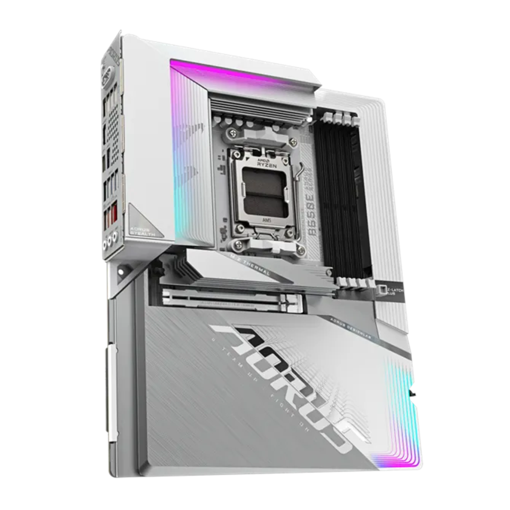 GIGABYTE B650E AORUS STEALTH ICE DDR5 HDMI DP PCIe 5.0 AM5 ATX BEYAZ