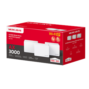 MERCUSYS HALO H80X AX3000 EV Ofis Tipi Mesh Router 3-lü Set
