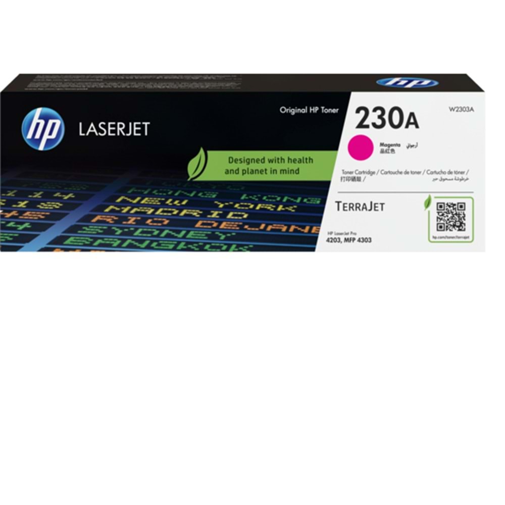 Hp W2303a 230A Macenta Laserjet Toner 1.800 Sayfa