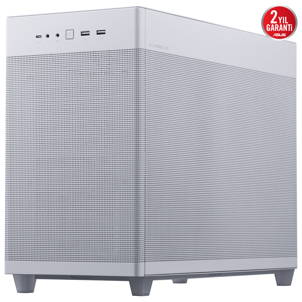 ASUS PRIME AP201 Gaming Micro-Tower PC Kasası Beyaz