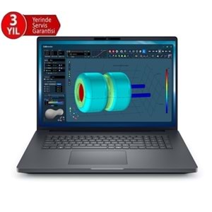 DELL 18” PRO MAX PLUS MB18250_2 ULTRA 7 265HX-32GB DDR5 RAM-1TB NVME-12GB RTX PRO3000 BWL-W11P Taşınabilir İş istasyonu