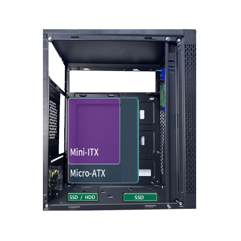 AZTECH 600w TITAN AZT02 Standart Micro-Tower PC Kasası