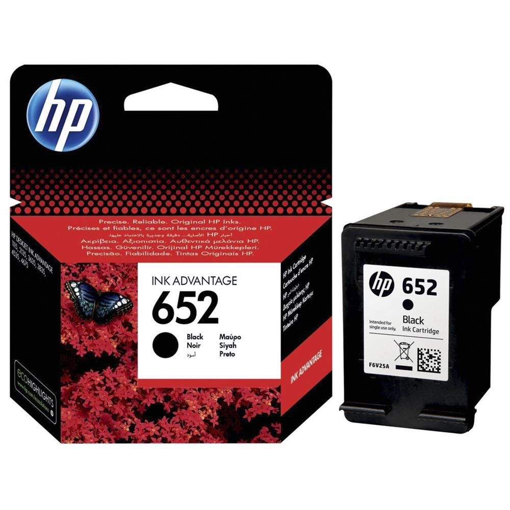 HP 652 F6V25AE SİYAH Yazıcı Kartuşu