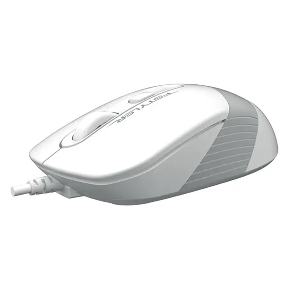 A4 TECH F1010 Kablolu USB Q Trk Beyaz Klavye - Mouse Set