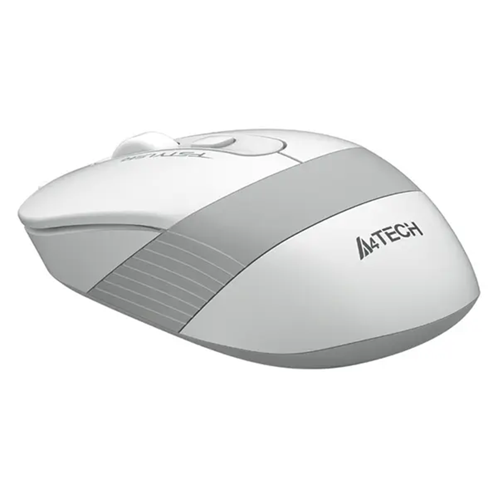 A4 TECH F1010 Kablolu USB Q Trk Beyaz Klavye - Mouse Set