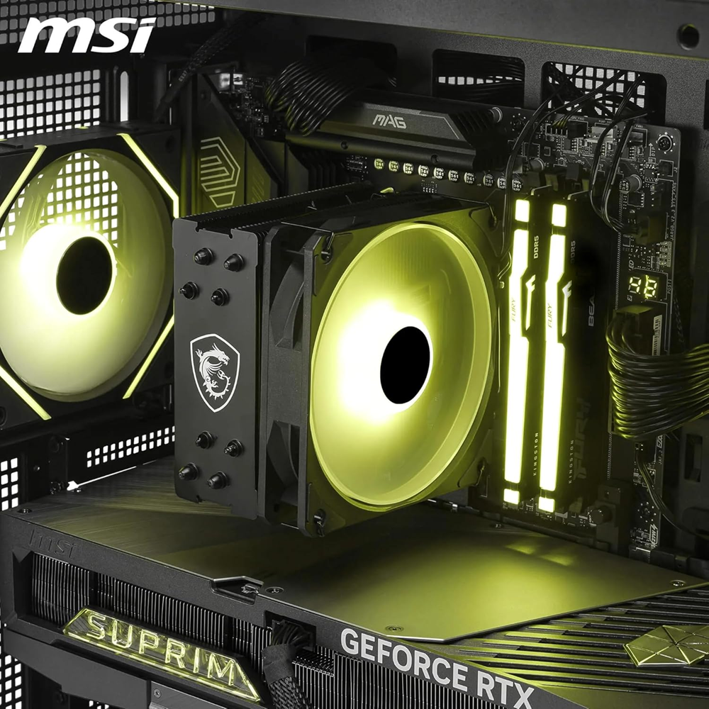 MSI 120mm MAG COREFROZR AA13 ARGB Hava Soğutmalı AM5-1851 İşlemci Fanı