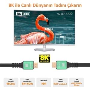 CODEGEN CPS8K15 1.5metre HDMI Görüntü Kablosu 8K 