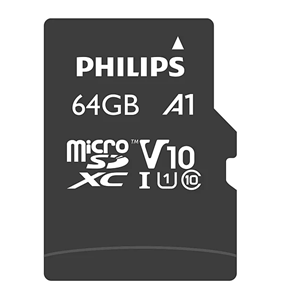 PHILIPS MicroSD 64GB FM64MP45B/00 Class10 Hafıza Kartı