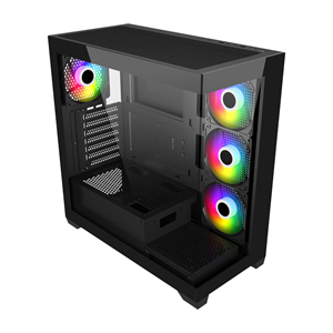 FSP 850W Gen5 M340 GAMING Siyah ATX Pc Kasası