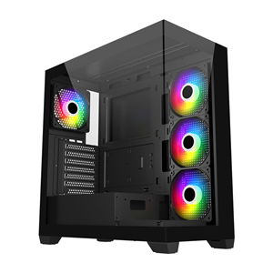 FSP 850W Gen5 M340 GAMING Siyah ATX Pc Kasası