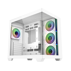 COOLERMASTER 850w 80+ GOLD ELITE 681 TG E681-WHNN85-S00 4-ARGB Fanlı Beyaz Gaming Mıd-Tower PC Kasası